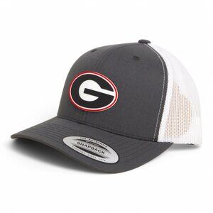 Georgia Bulldogs Power G 3D YP Snapback Trucker Hat- Charcoal/ White